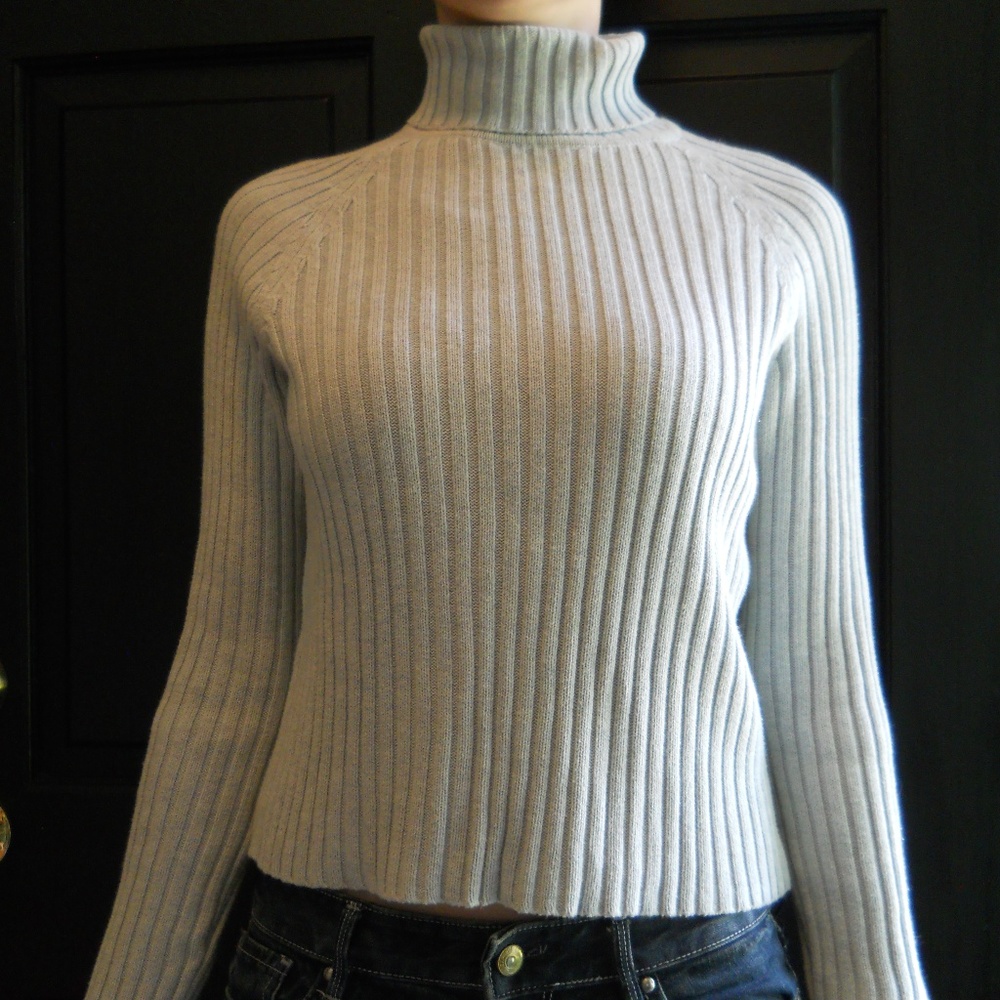 NY&Co Ribbed Turtleneck Sweater